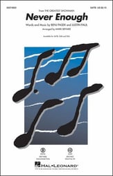 Never Enough SATB choral sheet music cover